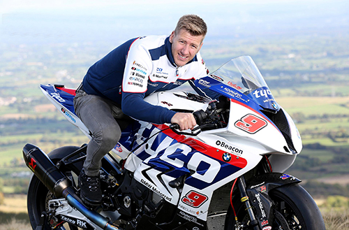 Ian 'Hutchy' Hutchinson - riding the TYCO BMW in 2016