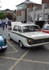 Andy Hennessy's Sunbeam Alpine, Lotus Cortina, and Sunbeam Tiger, all 1965