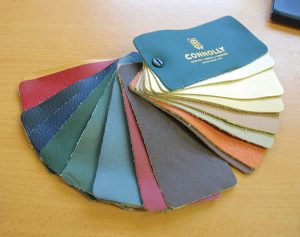 Materials for every job and budget are available, up to and including leather from renowned sources like Connolly.