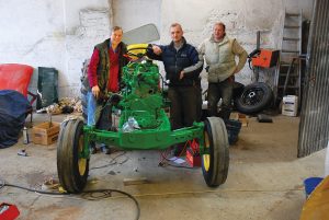 Between them Bob (left), Dominic and Jack (far right) all have the experience needed for any restoration.